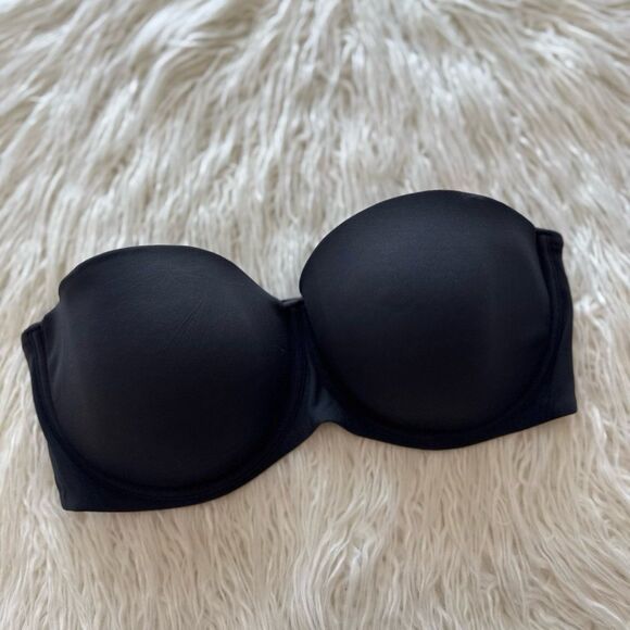 Skims Fits Everybody Strapless Bra Onyx Size 38D - Picture 3 of 7